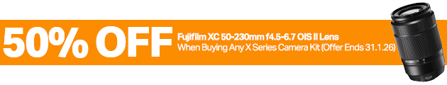 Half Price XC50-230mm WBW Any X Series Camera Kit