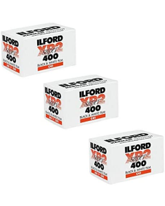 Ilford XP2 Super ISO 400 Black & White C41 Process 36 Exposure 35mm Film - 3 Pack