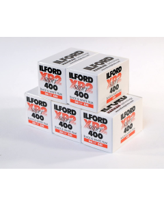 Ilford XP2 Super ISO 400 Black & White C41 Process 36 Exposure 35mm Film - 5 Pack