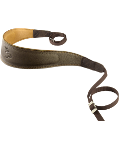 Eddycam 33mm Premium Elk Skin Leather Camera Strap - Green / Natural - 0339