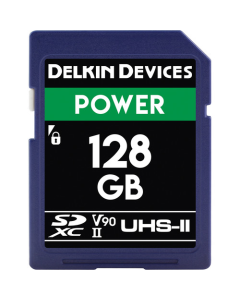 Delkin Devices Power 128GB SDXC UHS-II V90 Memory Card