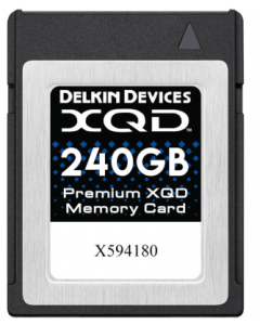 Delkin Devices 240GB Up To 440MB/s Read & 400MB/s Write XQD Memory Card