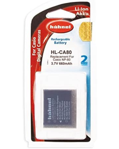 Hahnel HL-CA80 Replacement Li-ion Battery for Casio NP-80