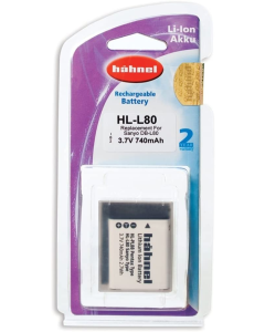 Hahnel HL-L80 Replacement Li-ion Battery for Sanyo DB-L80