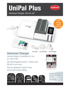 Hahnel Unipal Plus Multi Charger