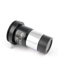 Skywatcher 2x Deluxe Barlow Lens With T Ring Adapter Double Glass 1.25 fitting
