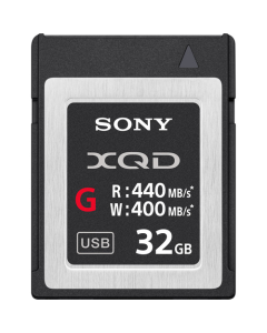 Sony 32GB G Series Up To 440MB/s Read & 400MB/s Write XQD Memory Card