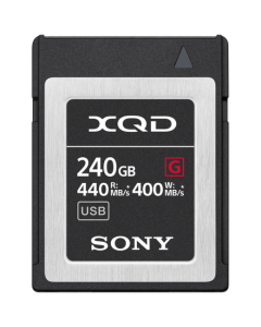 Sony 240GB G Series Up To 440MB/s Read & 400MB/s Write XQD Memory Card