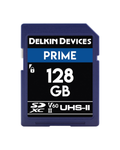 Delkin Devices Prime 128GB SD UHS-II V60 Memory Card