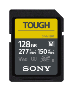 Sony 128GB Tough SDXC UHS-II SD Memory Card Up To 277MB/s