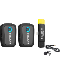 Saramonic Blink 500 B4 Wireless Tx+Tx+RxDi Microphone Kit For iOS Lightning Devices