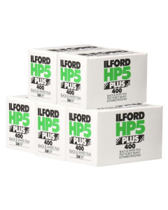 Ilford HP5 Plus ISO 400 Black & White 36 Exposure 35mm Film - 5 Pack
