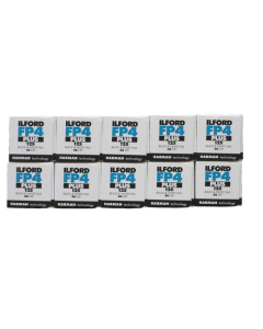 Ilford FP4 Plus ISO 125 Black & White 36 Exposure 35mm Film - 10 Pack