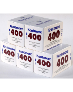 Kentmere Pan ISO 400 Black & White 36 Exposure 35mm Film - 5 Pack