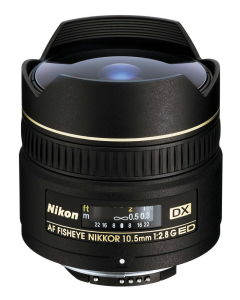Nikon 10.5mm f2.8 G IF-ED AF DX Fisheye Lens