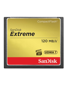 SanDisk CompactFlash CF Extreme 120 MB/s 800x Memory Card: 64GB (Refurbished)