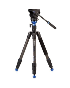 Benro HFTA28CS4H Series 2 Hybrid Photo / Video 4-Section Carbon Fibre Tripod Kit