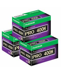 Fujifilm Fujicolor Pro 400H Colour 36 Exposure 35mm Film - 3 Pack