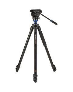 Benro A2573F Aluminium Single Tube Tripod with S4PRO Fluid Video Head
