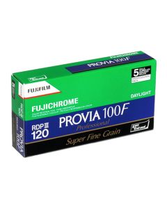 Fujifilm Fujichrome Provia 100F Colour 120 Roll Film - 5 Pack