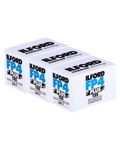 Ilford FP4 Plus ISO 125 Black & White 36 Exposure 35mm Film - 3 Pack
