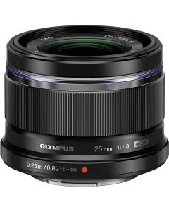 Olympus 25mm f1.8 M.Zuiko Digital Lens - Black