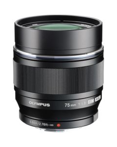 Olympus 75mm f1.8 M.Zuiko Digital ED Lens - Black