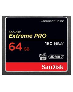 SanDisk Extreme Pro Compact Flash Card 4K Ready 1067x 160MB/s: 64GB