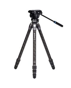 Benro Tortoise 24CLV Carbon Fibre Tripod With S4 Pro Video Head Kit