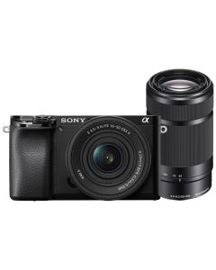 Sony Alpha A6100 Digital Camera with 16-50mm II & 55-210mm Lens
