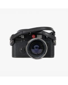 Bronkey Roma 101 Leather Camera Neck Strap - Black - 110cm