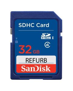SanDisk 32GB SDHC Card UHS-1 Class 4 (Refurbished)