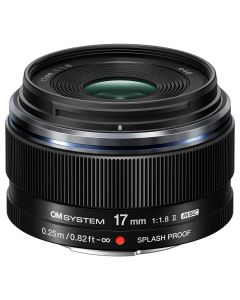 OM SYSTEM 17mm f1.8 II M.Zuiko Digital Lens - Black