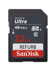 SanDisk Ultra SDHC 32GB 48MB/S Class 10 (Refurbished)