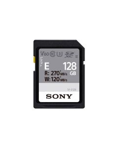 Sony 128GB E-Series UHS-II U3 V60 SDXC Memory Card - Read 270MB/s Write 120MB/s