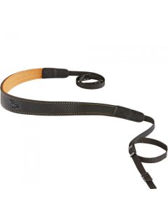 Eddycam Edition 35mm Elk Skin Leather Camera Strap - Black / Natural Contrast Stitching - 3504