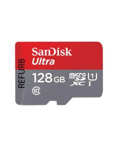 SanDisk Ultra microSDXC UHS-I Class 10 Card - 128GB (Refurbished)