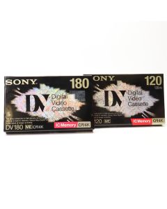 USED - Sony DV120ME & Sony DV180ME Digital Video Cassette New Old Stock