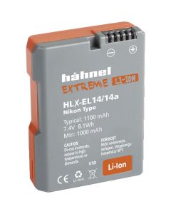 Hahnel Extreme HLX-EL14 High Capacity Li-ion Battery Replacement for Nikon EN-EL14