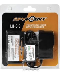 Spypoint LIT-C-8 Lithium Battery & Charger