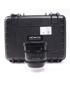 USED Laowa 7.5mm T/2.9 Zero-D S35 Cine Lens for Fujifilm X With Hard Case 