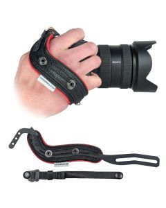 Spider Camera Holster SpiderPro Hand Strap v2 - Black / Red Trim