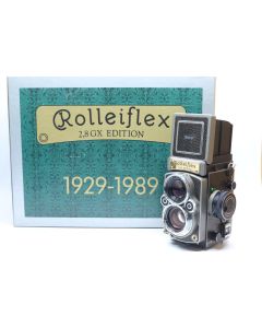 USED Rolleiflex 2.8 GX Limited Edition 1929-1989 60 Jahre Gold 120 Film Camera