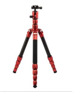 MeFOTO Roadtrip S Carbon Fibre Tripod - Red
