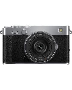 Fujifilm X-E5 Digital Mirrorless Camera with XF 23mm R WR Lens - Silver