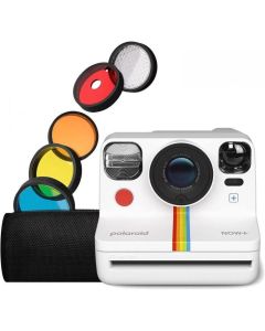 Polaroid Now+ Gen 2 i-Type Instant Camera + 5 lens filters - White