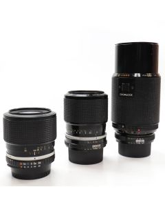 USED Nikon Zoom Lens Bundles 36-72mm / 43-86mm / 70-210mm 
