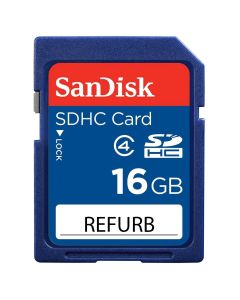 SanDisk 16GB SDHC Card UHS-1 Class 4 (Refurbished)