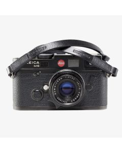 Bronkey Tokyo 104 Leather Camera Neck Strap - Black and Black - 110cm