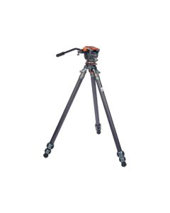 3 Legged Thing Mike Carbon Fibre Tripod with Leveling Base + AirHed Cine Arca
